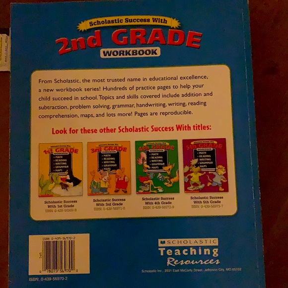 Scholastic 2nd Grade Workbook - Picture 2 of 10